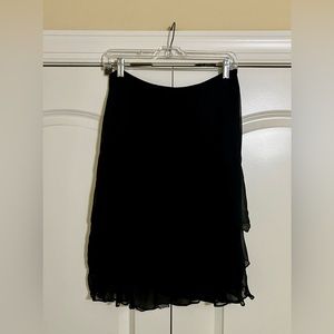 NWT - Alfani Tiered Skirt - Black - Size Small